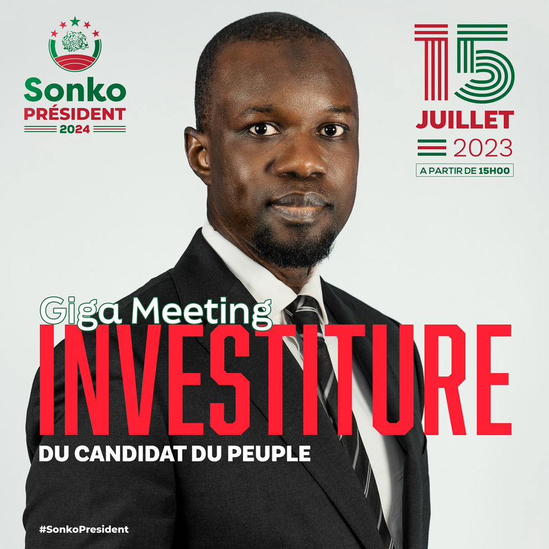 Présidentielle 2024 : Le peuple sénégalais investit son candidat !