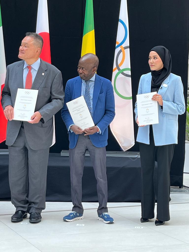 Lancement de la cérémonie solennelle des invitations aux JO de Paris 2024 avec Diagna Ndiaye