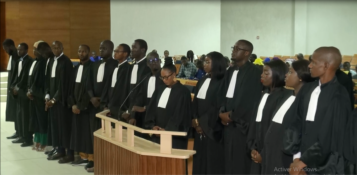 Justice : 42 nouveaux greffiers ont prêté serment, ce mercredi