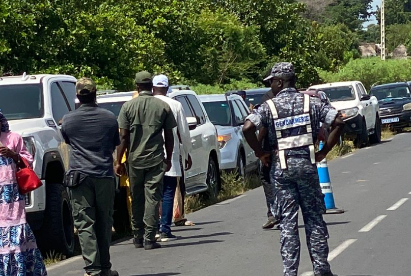 Fatick: La Gendarmerie bloque la caravane de Khalifa Sall (Photos)