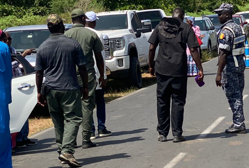 Fatick: La Gendarmerie bloque la caravane de Khalifa Sall (Photos)