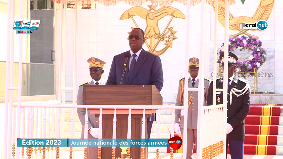Journée nationale des Forces armées  2023 : L’intégralité du discours du président Macky Sall ….
