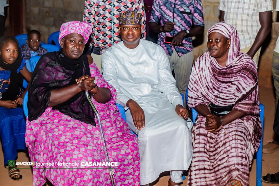 Candidat du PUR à la  présidentielle du 25 février 2024:  Aliou Mamadou Dia en visite à Bounkiling et Bignona (Images)