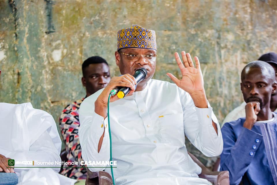 Candidat du PUR à la  présidentielle du 25 février 2024:  Aliou Mamadou Dia en visite à Bounkiling et Bignona (Images)