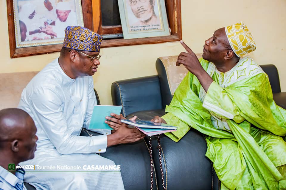 Candidat du PUR à la  présidentielle du 25 février 2024:  Aliou Mamadou Dia en visite à Bounkiling et Bignona (Images)