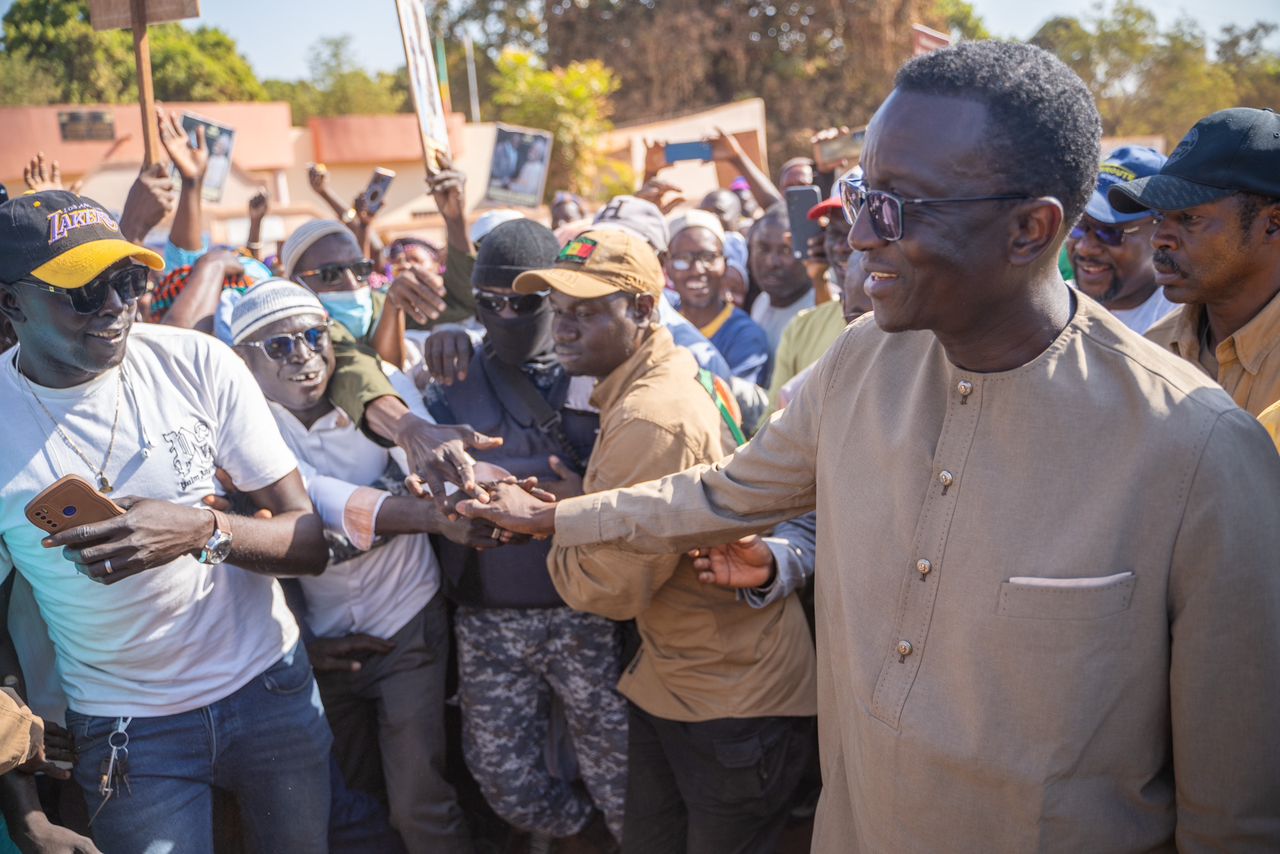  Photos/ Bambali: Un accueil grandiose réservé au Premier Ministre Amadou Bâ