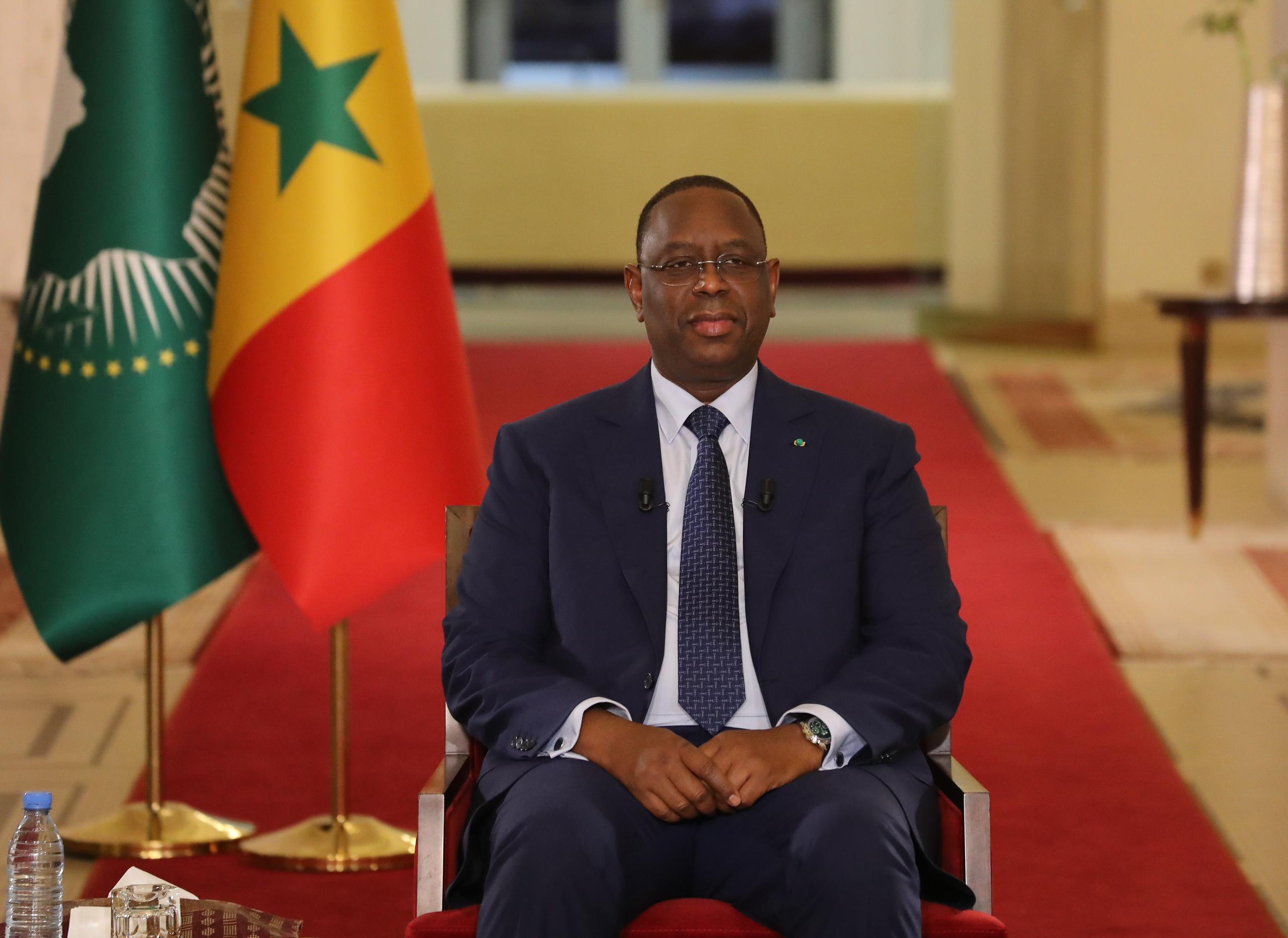 Dans les coulisses de l'interview du Président Macky Sall avec la presse (Photos et vidéo)
