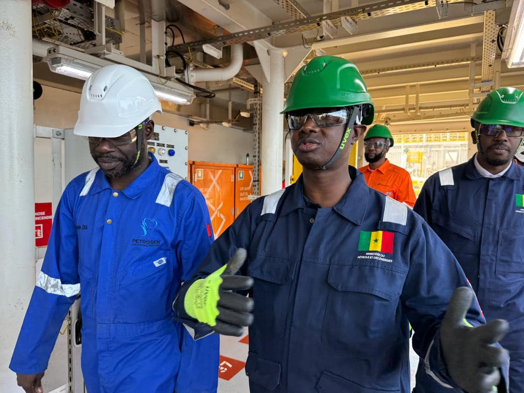 Le premier baril de pétrole attendu entre mai et juillet 2024 : Antoine Félix Diome et ses collaborateurs en visite de chantier
