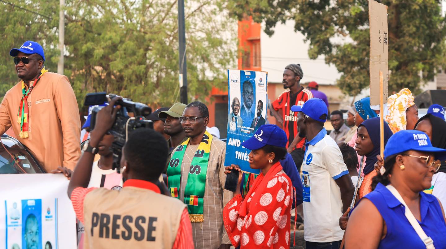 Caravane de la coalition Diomaye Président à Thiès, avec Habib Sy (Photos)
