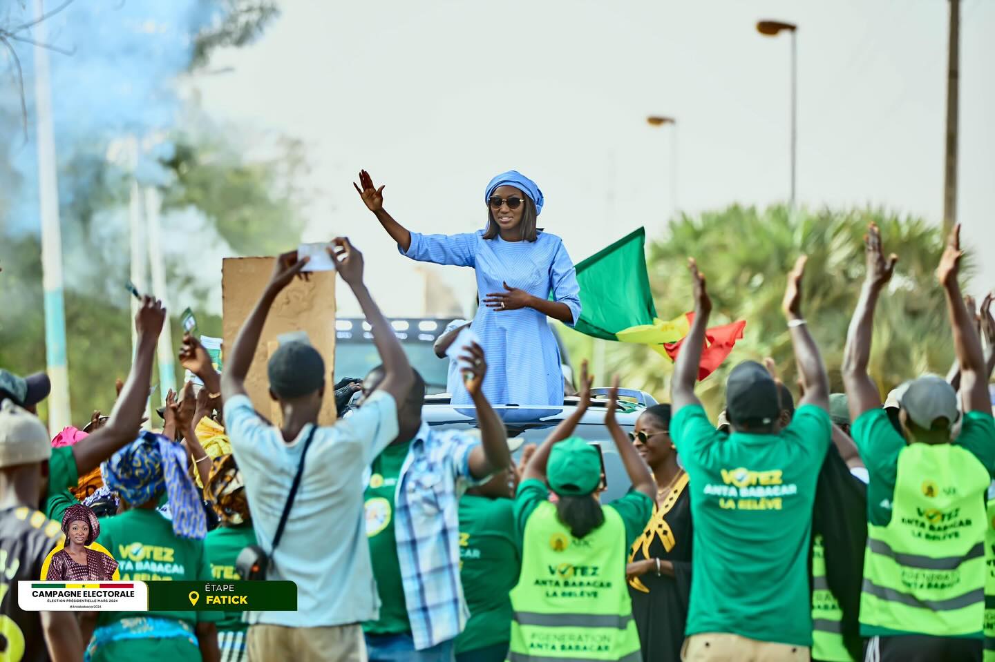 Fatick: Anta Babacar Ngom accueillie sous une forte mobilisation (Photos)