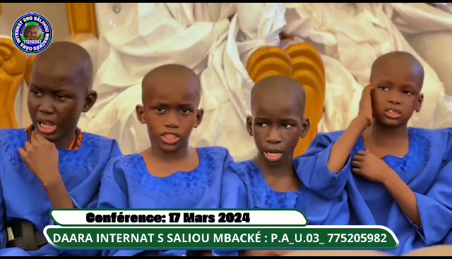 CONFERENCE DAARA INTERNAT SERIGNE SALIOU MBACKE, PARCELLES ASSAINIES, UNITE 3 