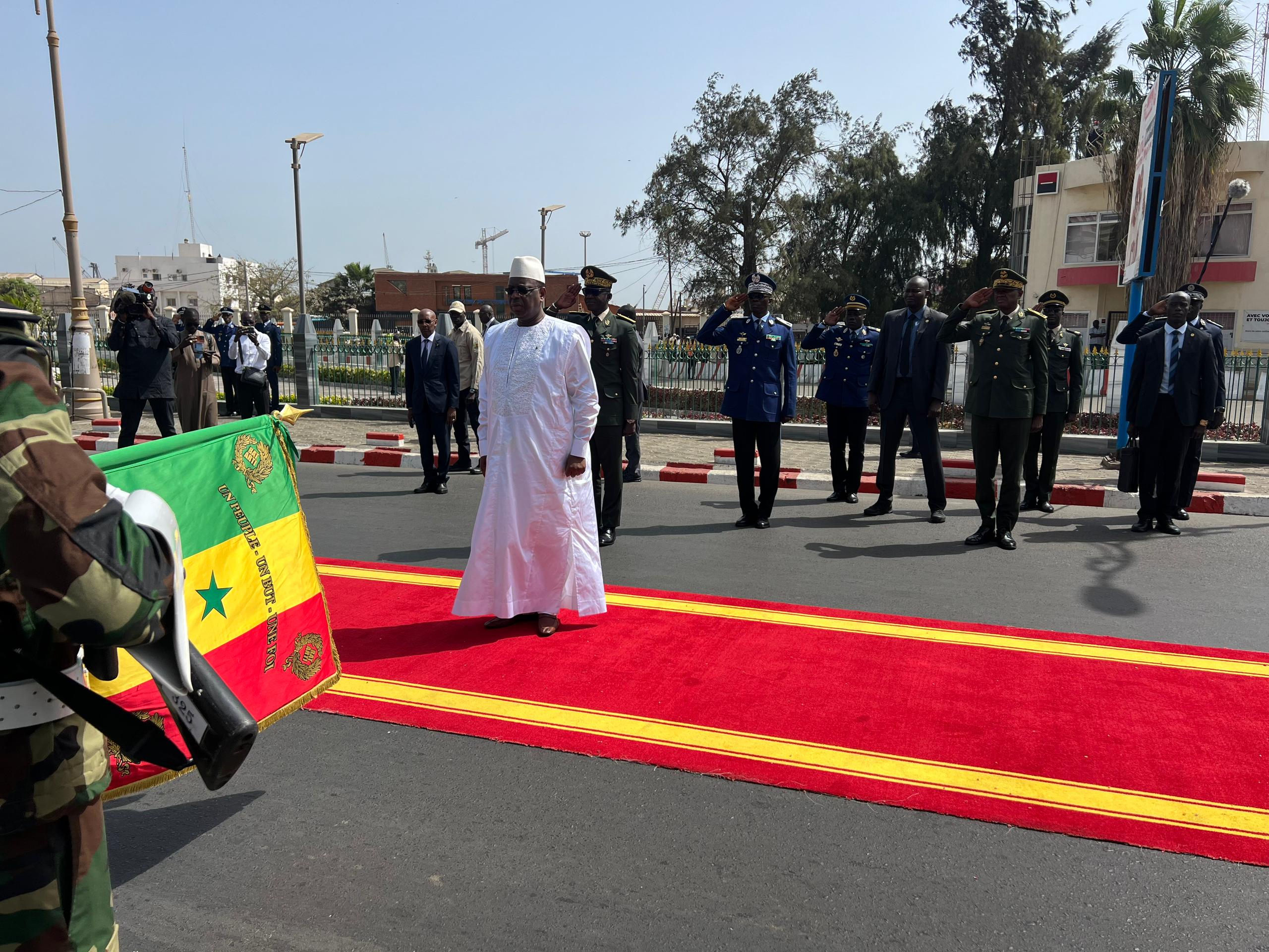 Photos: Le Président Macky Sall à l’Inauguration du Memorial Capitaine Mbaye Diagne