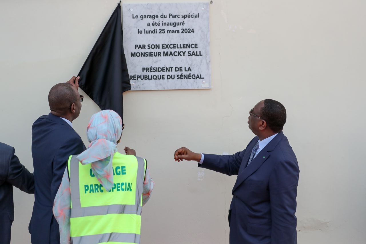 Photos-Vidéo / Le Président Macky Sall à l'inauguration du Parc spécial