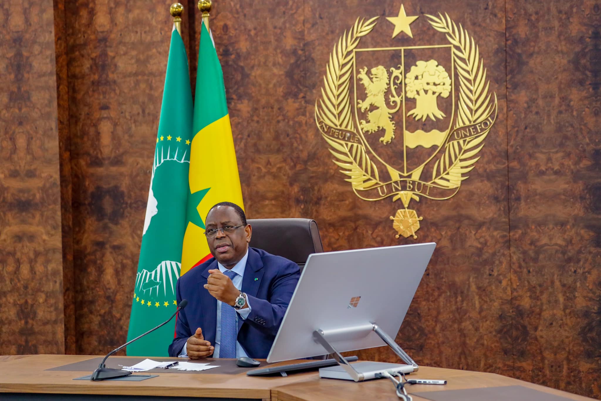 Envoyé spécial du 4P : Macky Sall va prendre fonction dès le 2 avril (Photos)