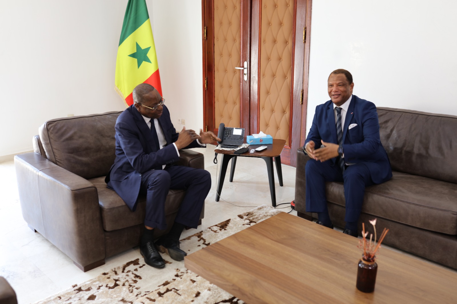 Photos : Les audiences du Ministre des Affaires Étrangères et des Sénégalais de l’Extérieur, Son Excellence Mankeur Ndiaye, ce jeudi
