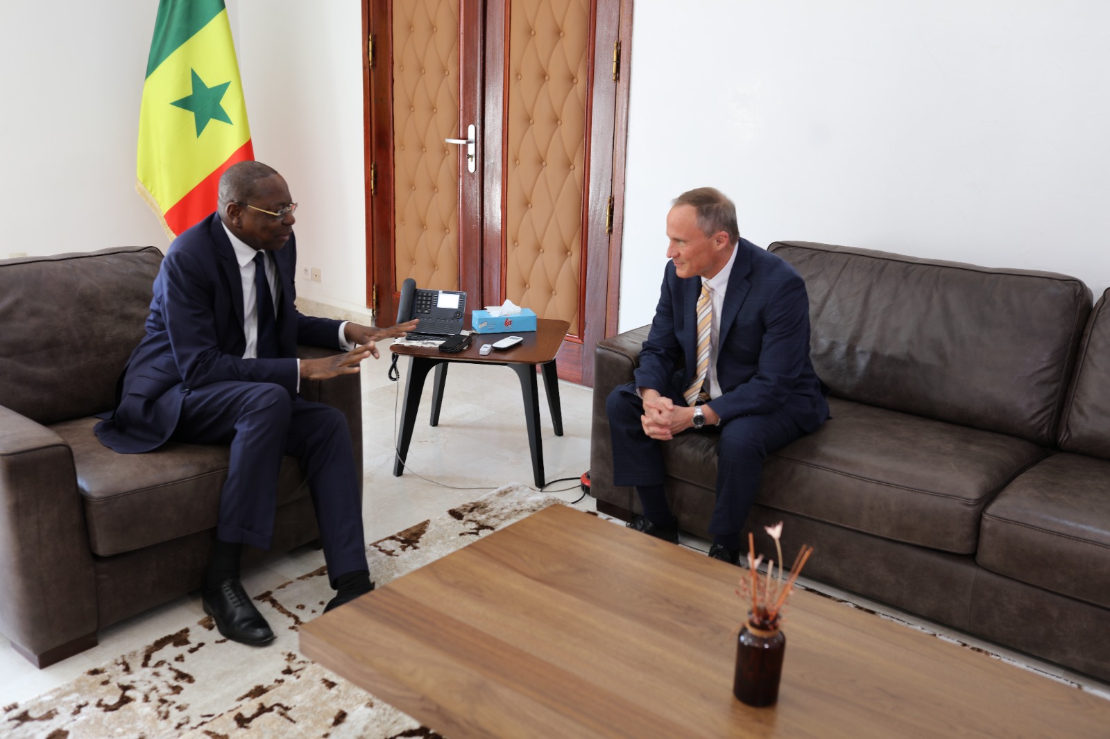 Photos : Les audiences du Ministre des Affaires Étrangères et des Sénégalais de l’Extérieur, Son Excellence Mankeur Ndiaye, ce jeudi