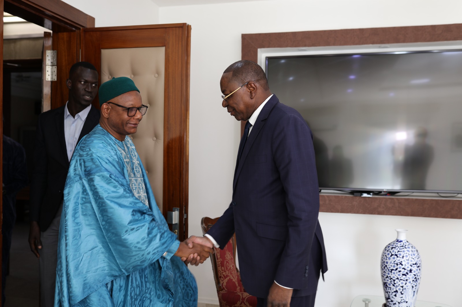 Photos : Les audiences du Ministre des Affaires Étrangères et des Sénégalais de l’Extérieur, Son Excellence Mankeur Ndiaye, ce jeudi