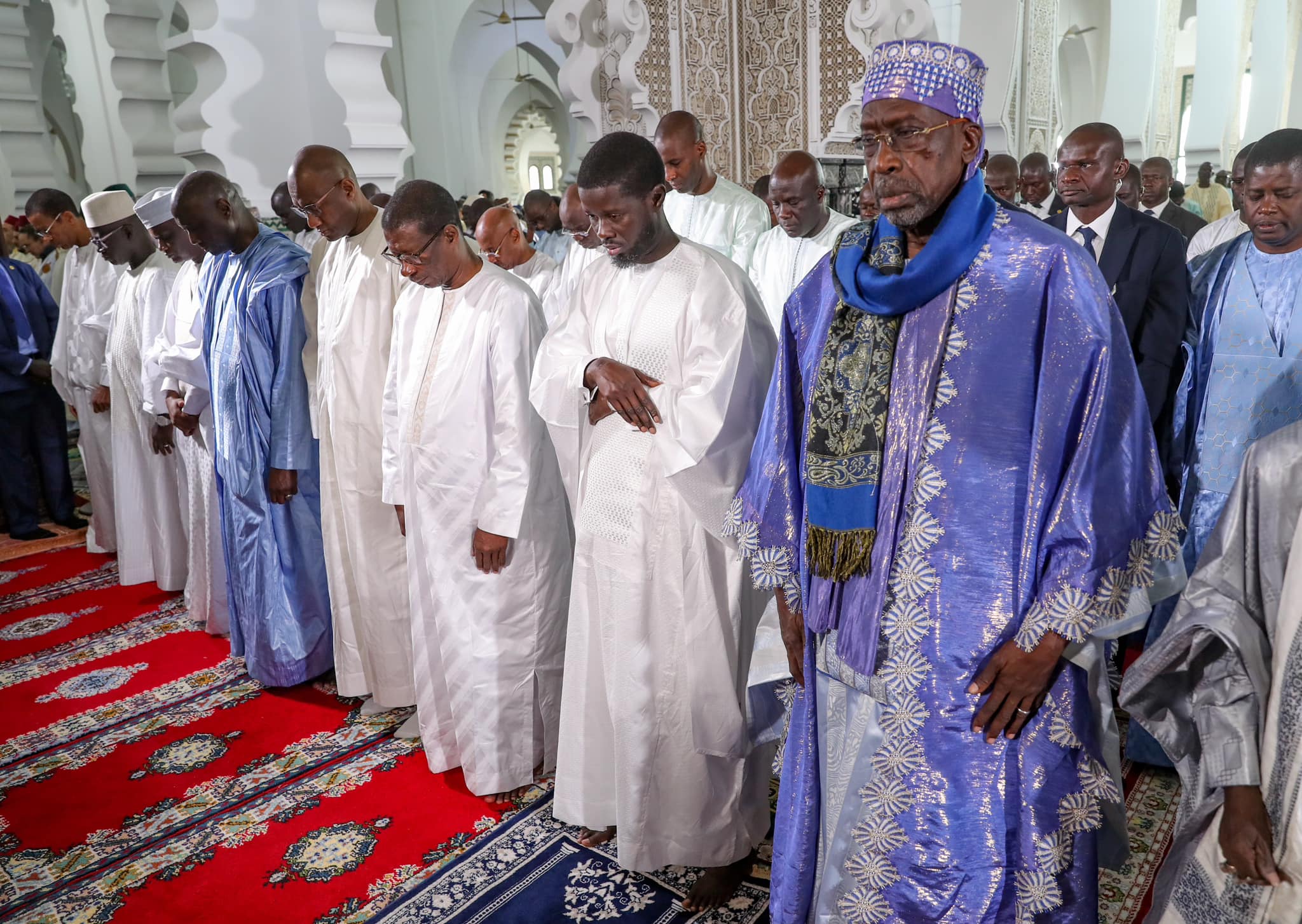  Photos/ Prière de l'Aïd El-Fitr: Le Chef de l'État Bassirou Diomaye Diakhar Faye invite tout le peuple sénégalais à préserver cette stabilité enviée par le monde entier