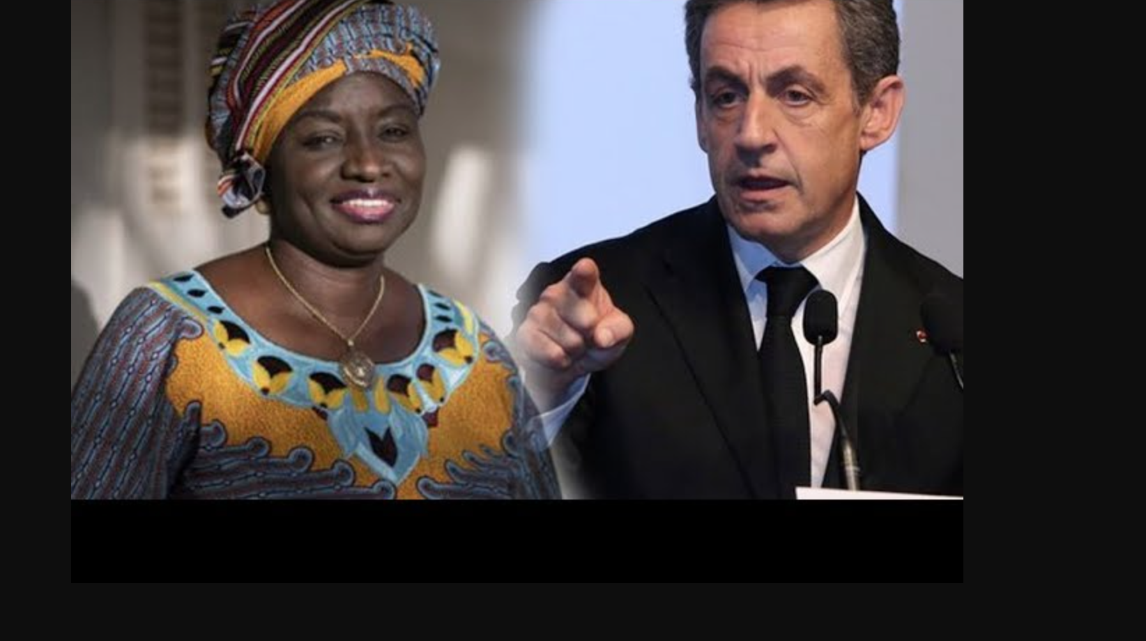 Avec Mimi Touré, Président Sarkozy : Il ne faut pas parler ainsi ,