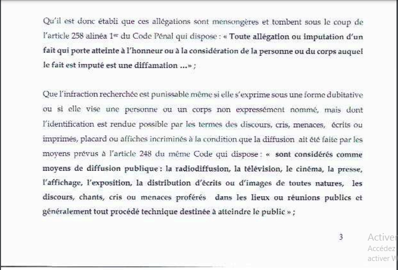 Diffamation: Bara Tall sert une citation directe au Directeur de publication de Kewoulo, Babacar Touré et à Clédor Sène