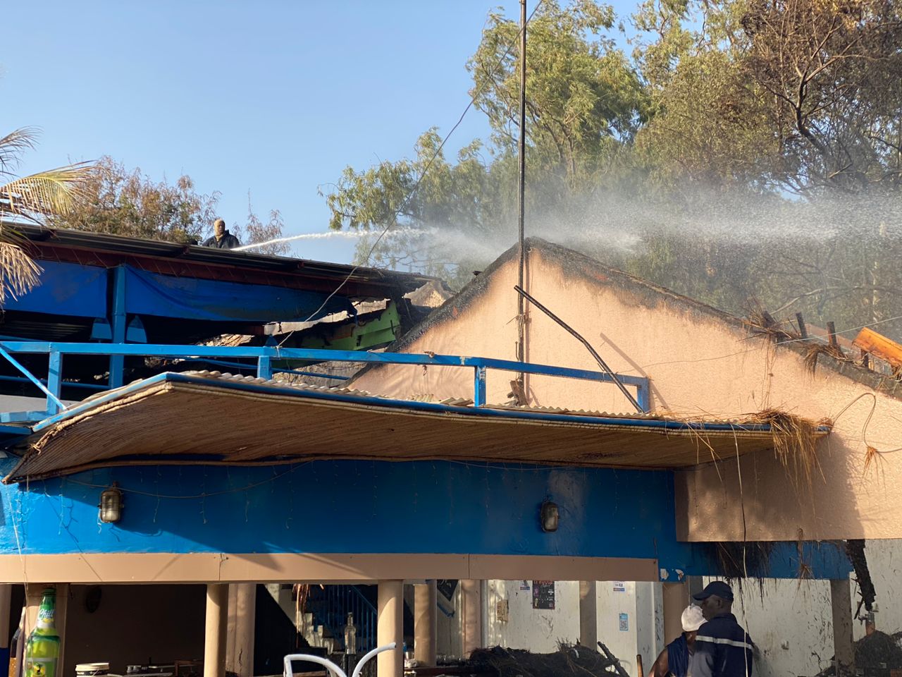 Incident à Saly : L'hôtel Riviera, établi sur 1200 m², a pris feu 