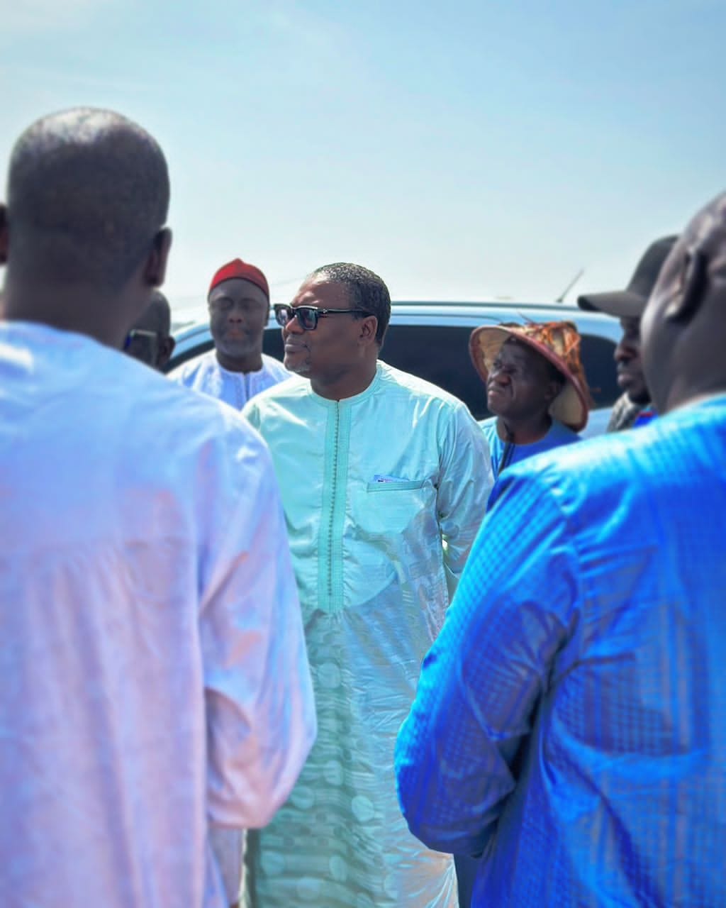 Visite du Secrétaire général de la Sénélec, M. Papa Toby Gaye, à Médina Gounass, en prélude au Daaka 2024