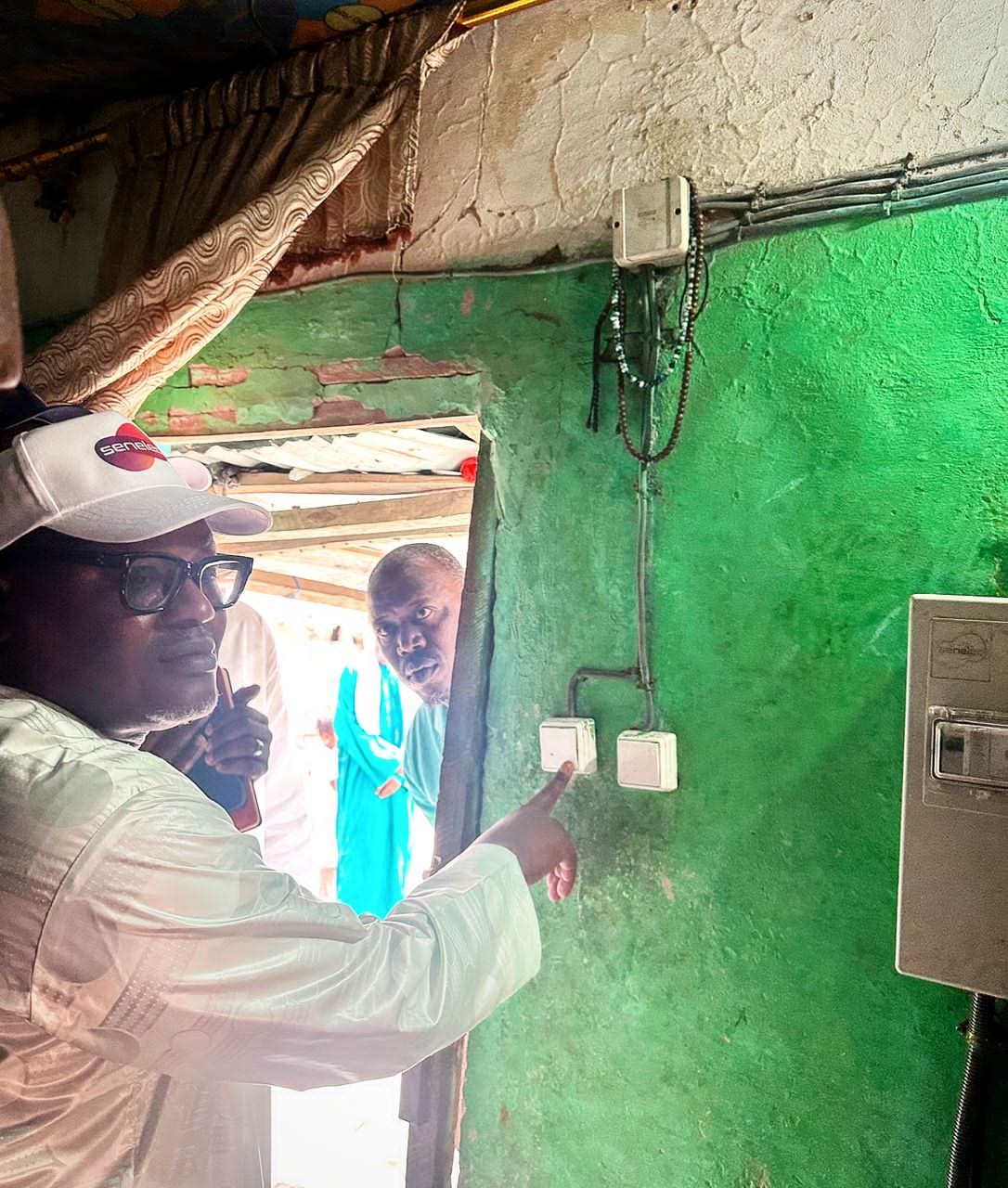 Visite du Secrétaire général de la Sénélec, M. Papa Toby Gaye, à Médina Gounass, en prélude au Daaka 2024