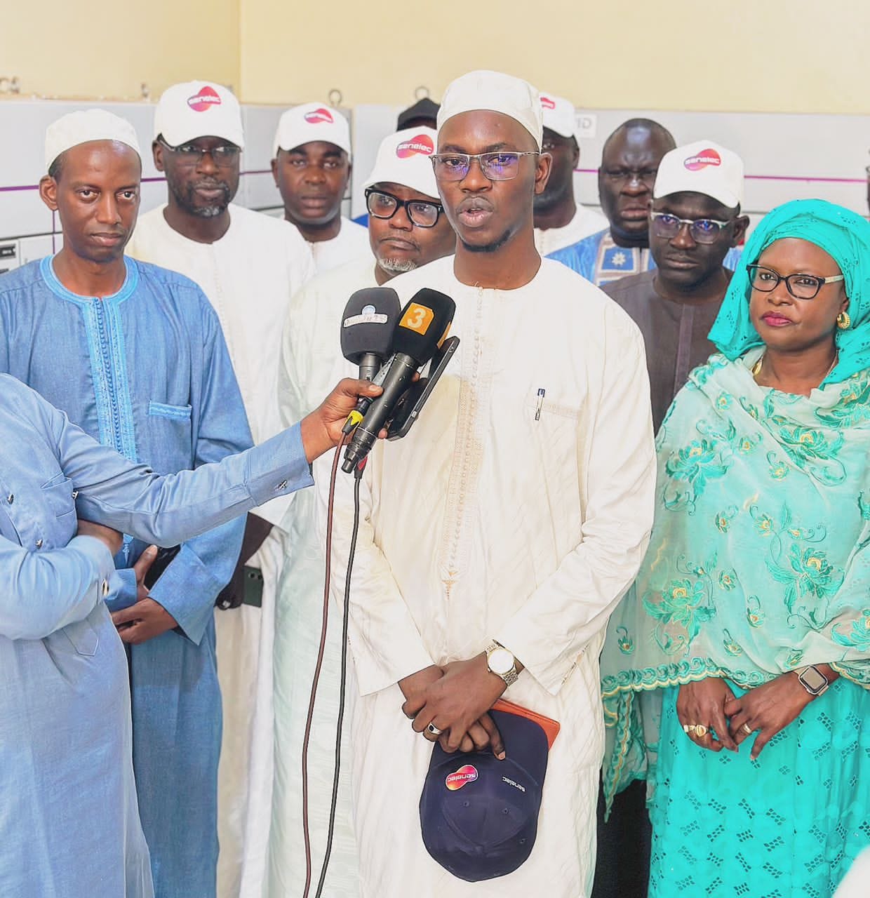 Visite du Secrétaire général de la Sénélec, M. Papa Toby Gaye, à Médina Gounass, en prélude au Daaka 2024