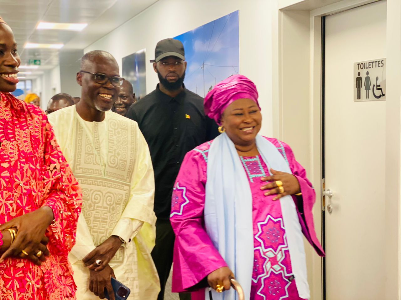 Ministre de la Famille et des Solidarités, Madame Maimouna DIEYE, en visite dans ses nouveaux services