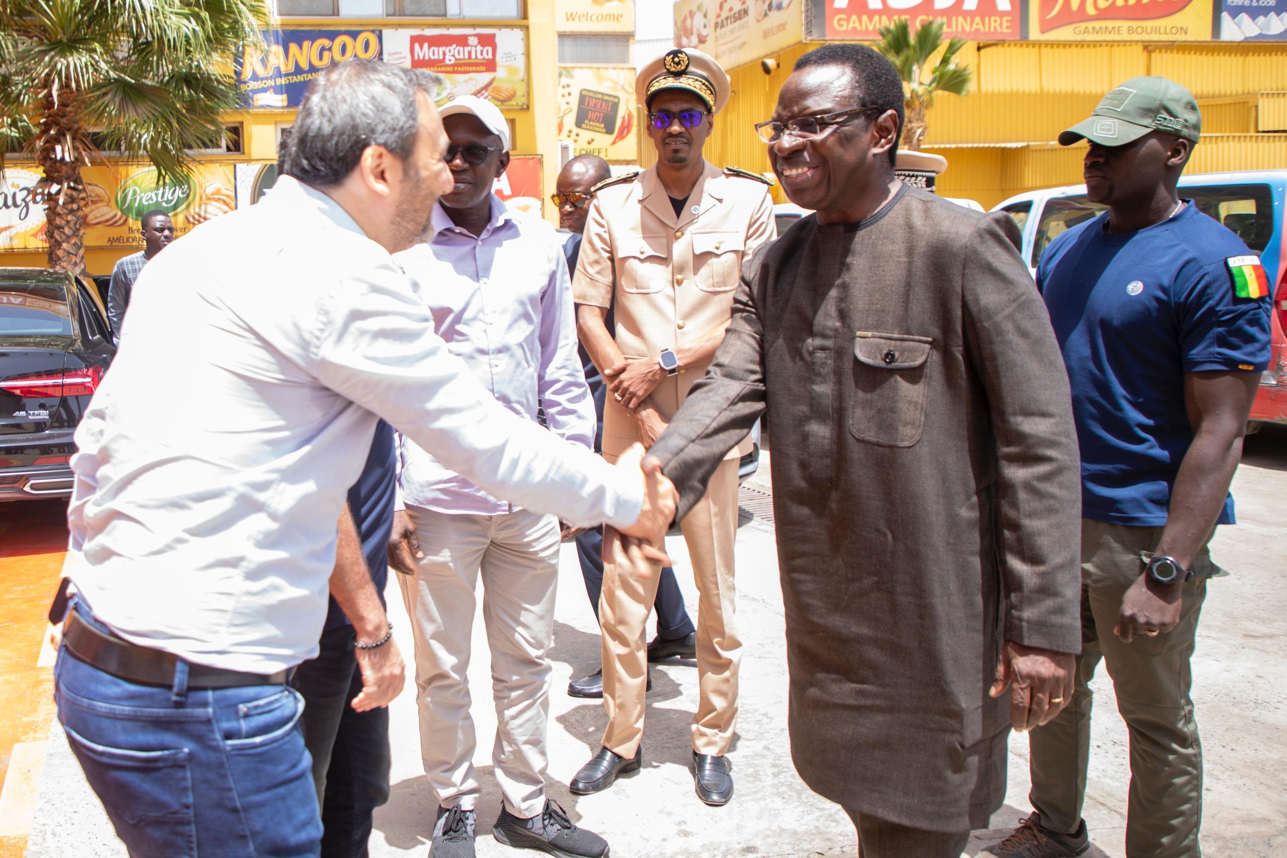 Photos/ PATISEN: Visite de Dr Serigne Guèye Diop, Ministres de l'industrie et du Commerce et Ibrahima Thiam, Ministre Secrétaire d'État pour le développement des PME-PMI