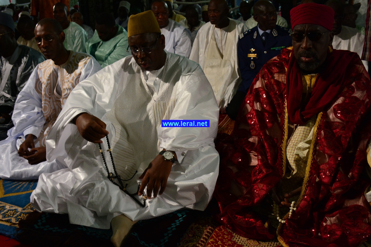Prière de la Korité à la grande mosquée de Dakar, en présence du Chef de l'Etat Macky Sall