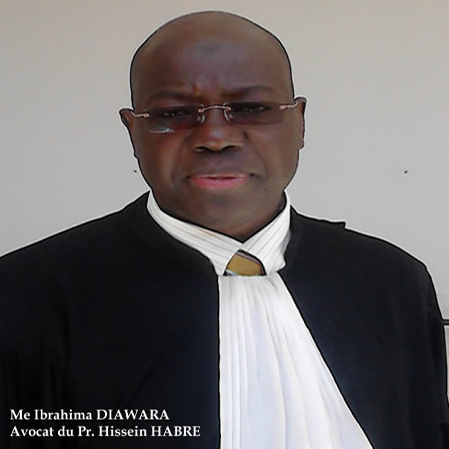 Procès Habré: Me Diawara explique les raisons de l'absence des avocats de l'ancien Président tchadien à l'audience