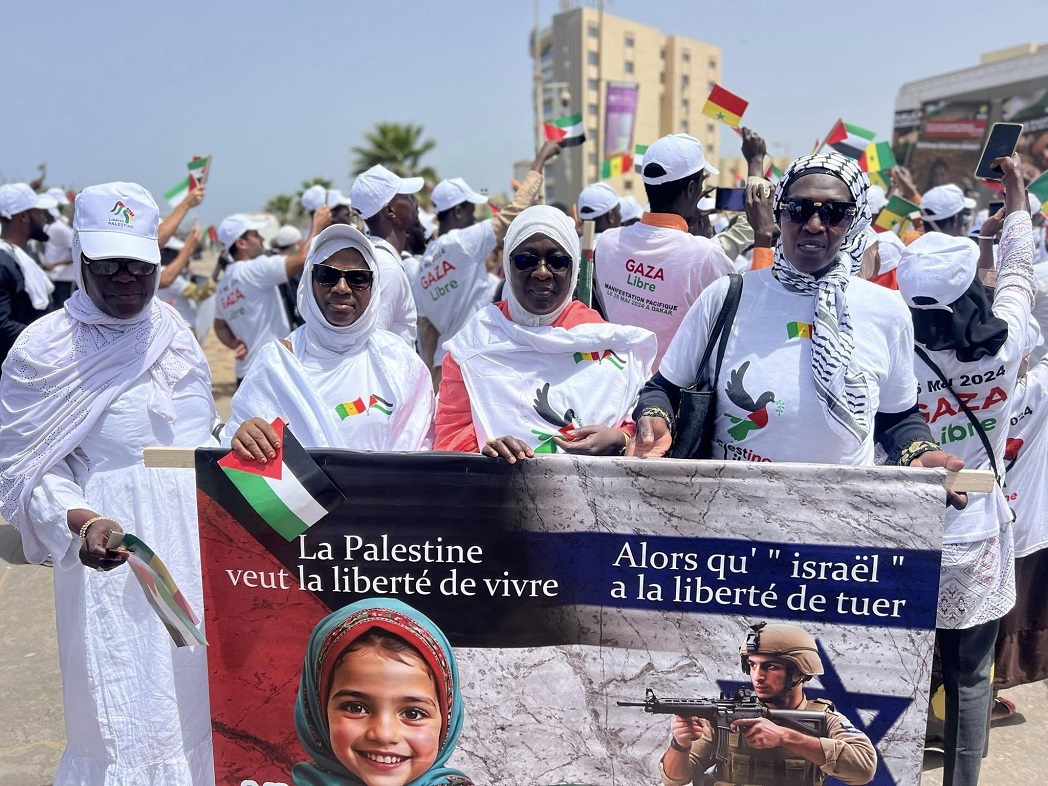Soutien au peuple palestinien :  La Grande marche de Dakar a mobilisé du monde
