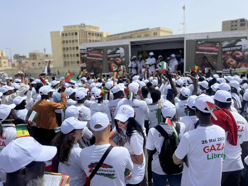 Soutien au peuple palestinien :  La Grande marche de Dakar a mobilisé du monde