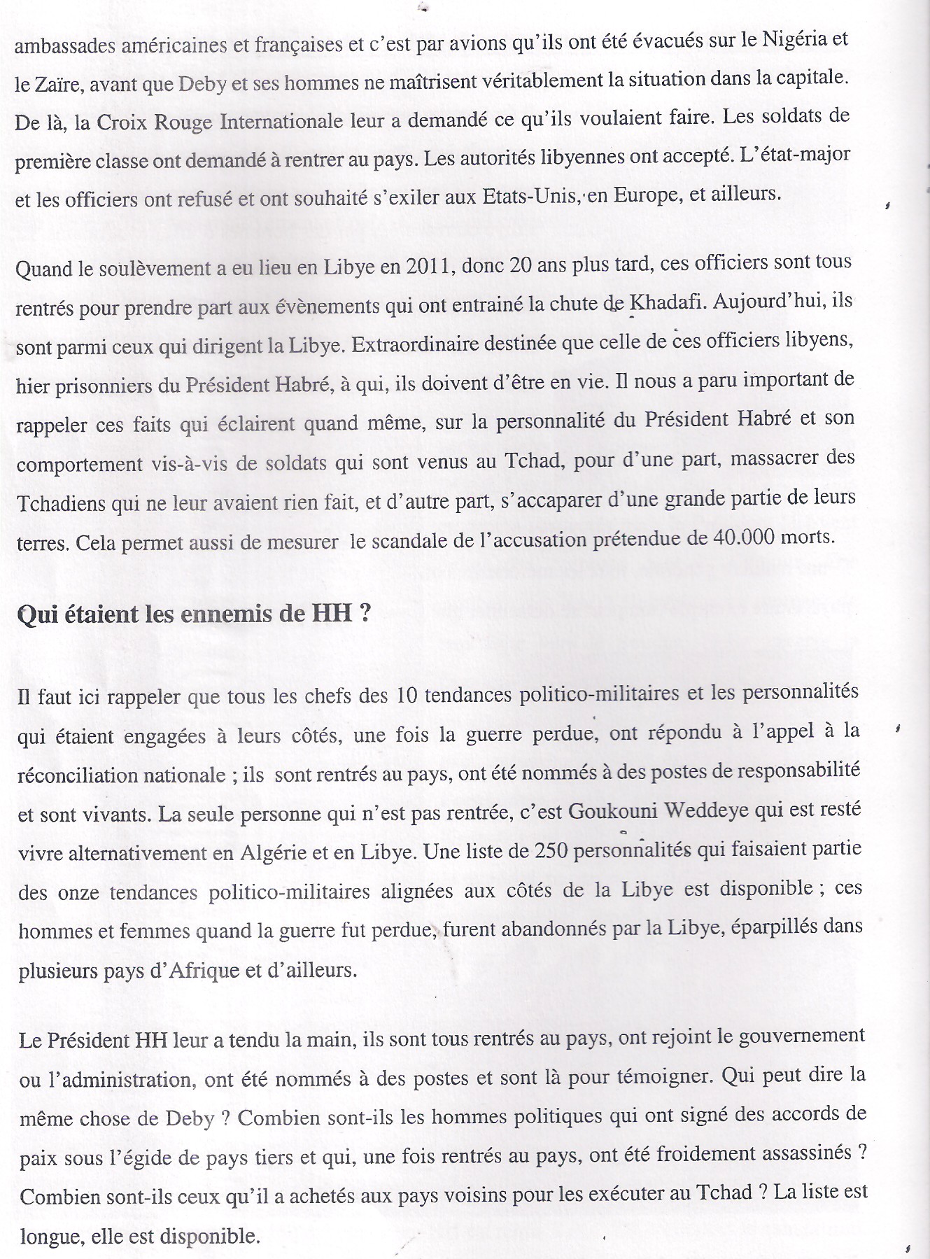Affaire Habré: Un procès préparé par la Françafrique ?