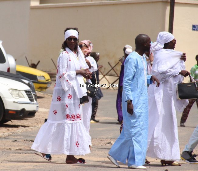 Mame Diarra Thiam "Lissa", dans un état second à la levée du corps de Maty Mbodji