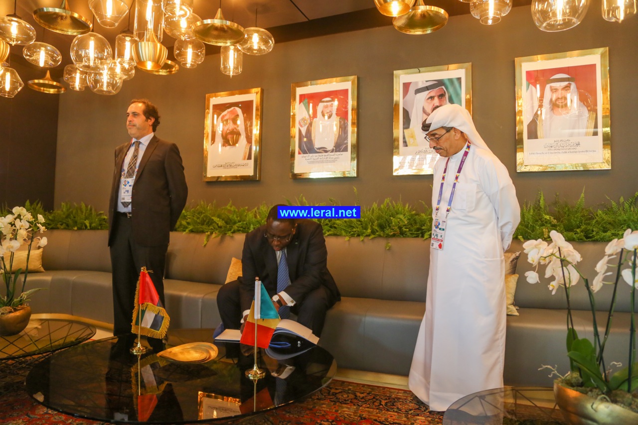 Expo universelle Milan 2015:  Visite du  Président Macky Sall au stand des Emirats Arabes Unis