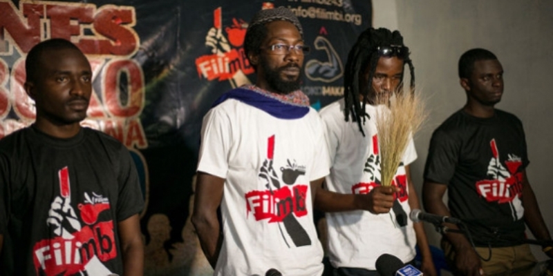 Les deux militants prodémocratiques à la barre le vendredi à Kinshasa