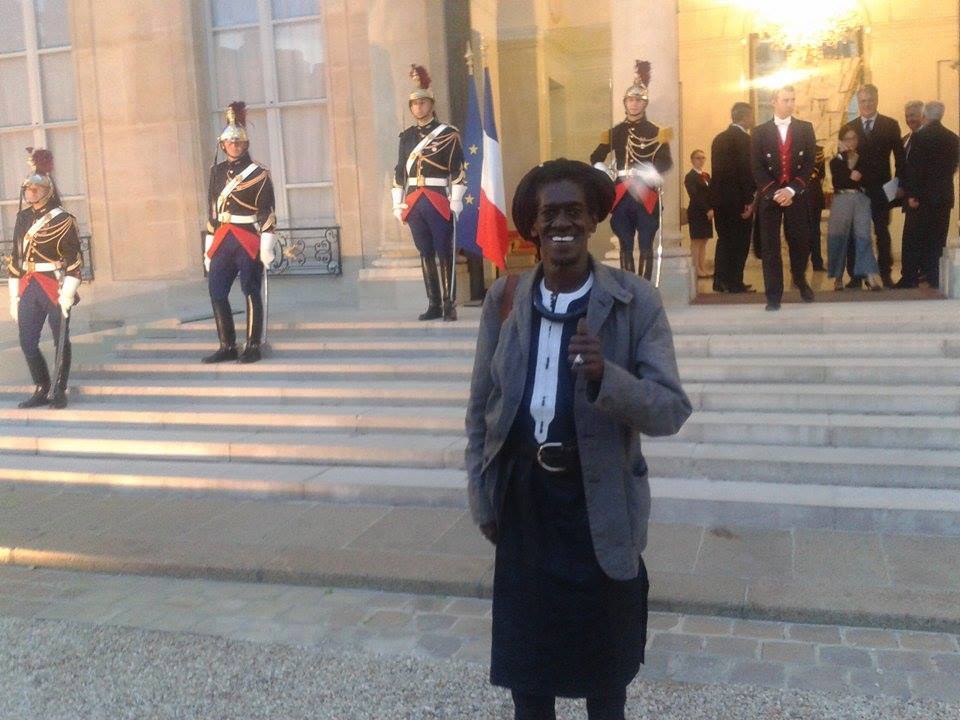 Cheikh Ndigël Lô à l'Elysée 