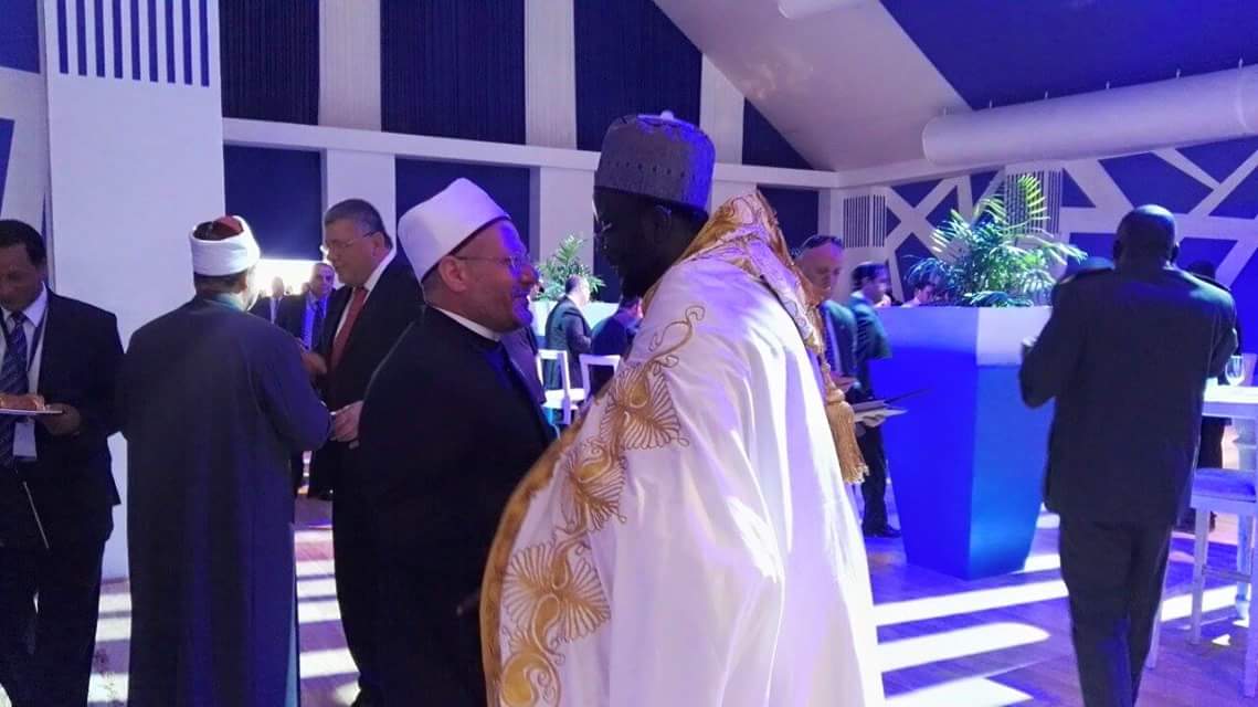 Serigne Mansour Niass, fils de Serigne Mamoune, était l'invité du Président égyptien et les notables du pays..