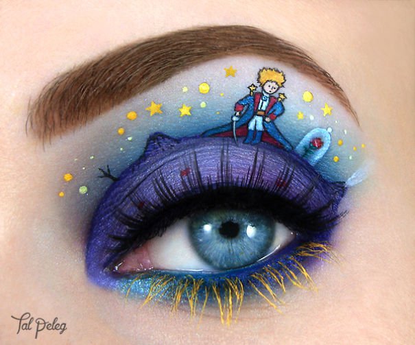Une artiste fait de vraies petites œuvres d'art en dessinant... sur les yeux ! Juste excellent !