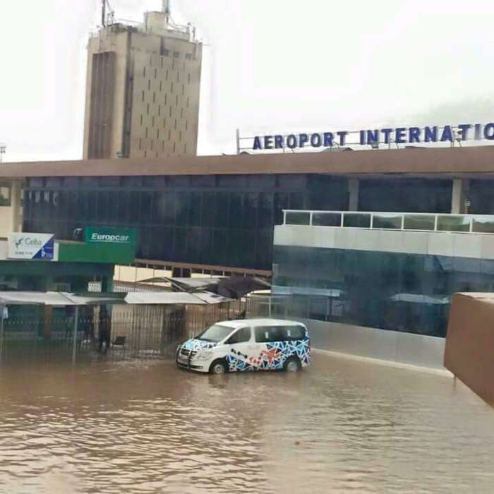 L'aéroport international Léopold Sédar Senghor sous les eaux