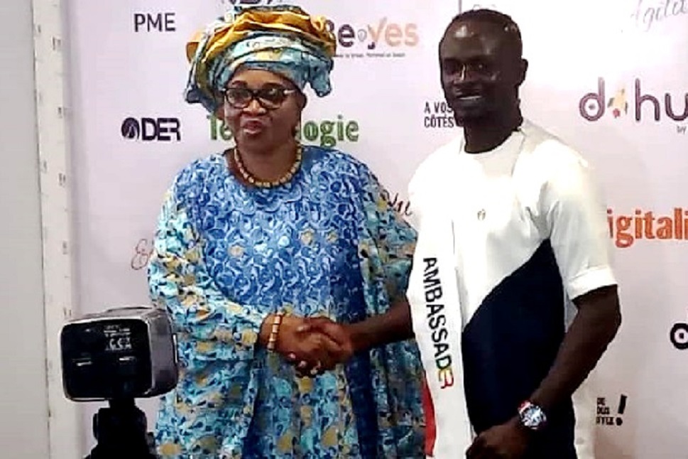 Un modèle pour inciter femmes et jeunes à l’entreprenariat : Sadio Mané désigné « AmbassaDER » de la DER