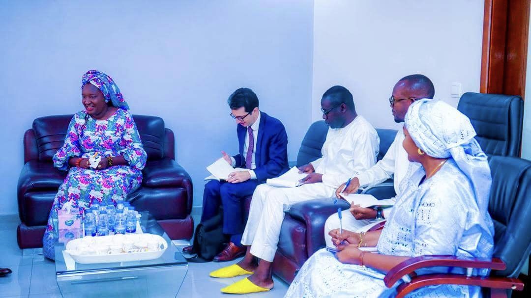 Photos / Ministère de la Jeunesse, des Sports et de la Culture : Mme Khady Diène Gaye a reçu en audience de travail, Rémy Rioux, DG de l’AFD, ce vendredi