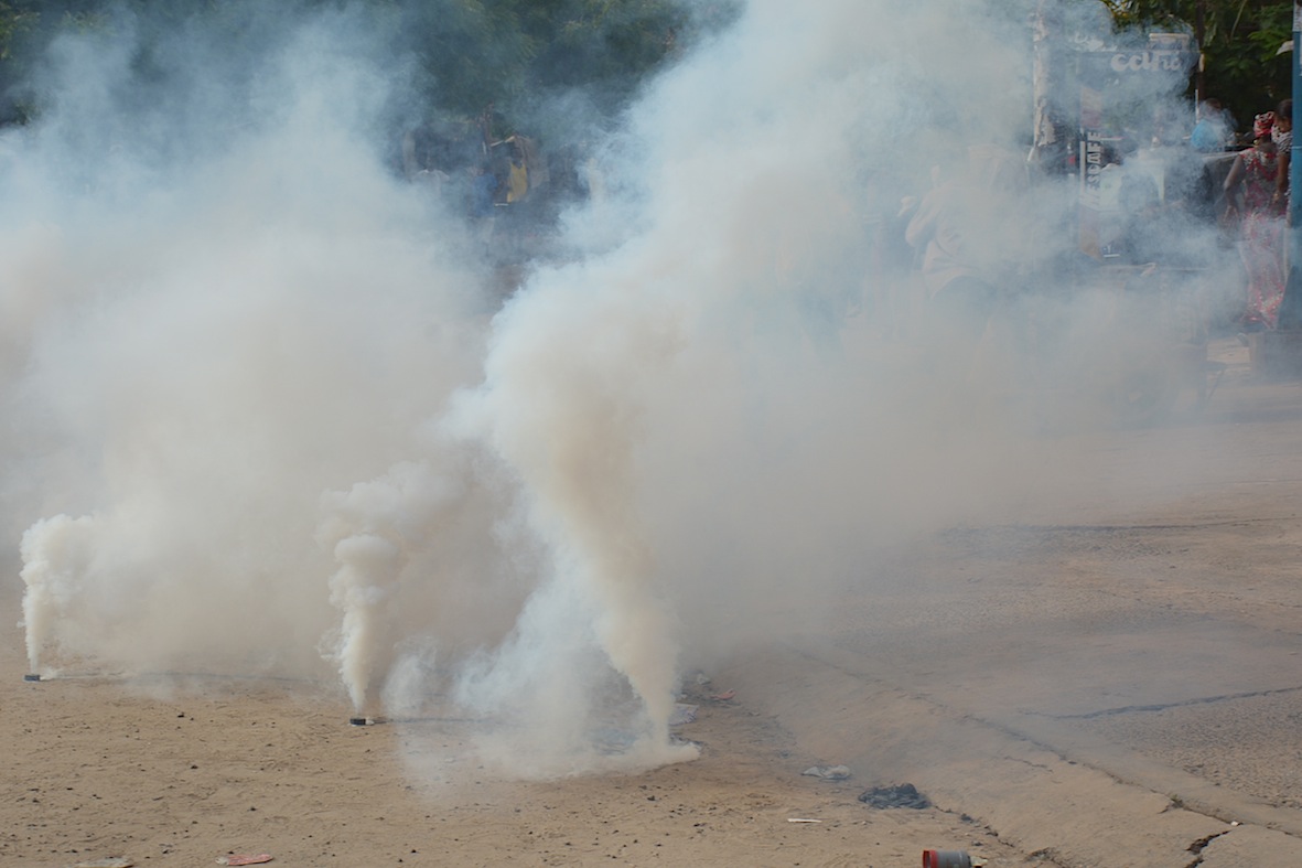 Voici les images des heurts entre les libéraux et les forces de l'ordre à la Place de l'Obélisque