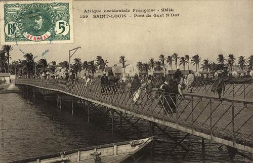 Carte postale : Le Pont Guet Ndar de Saint-Louis