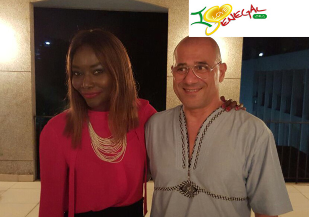 Coumba Gawlo et Arturo Luizzi, Ambassadeur d’Italie au Sénégal, affichent leur complicité