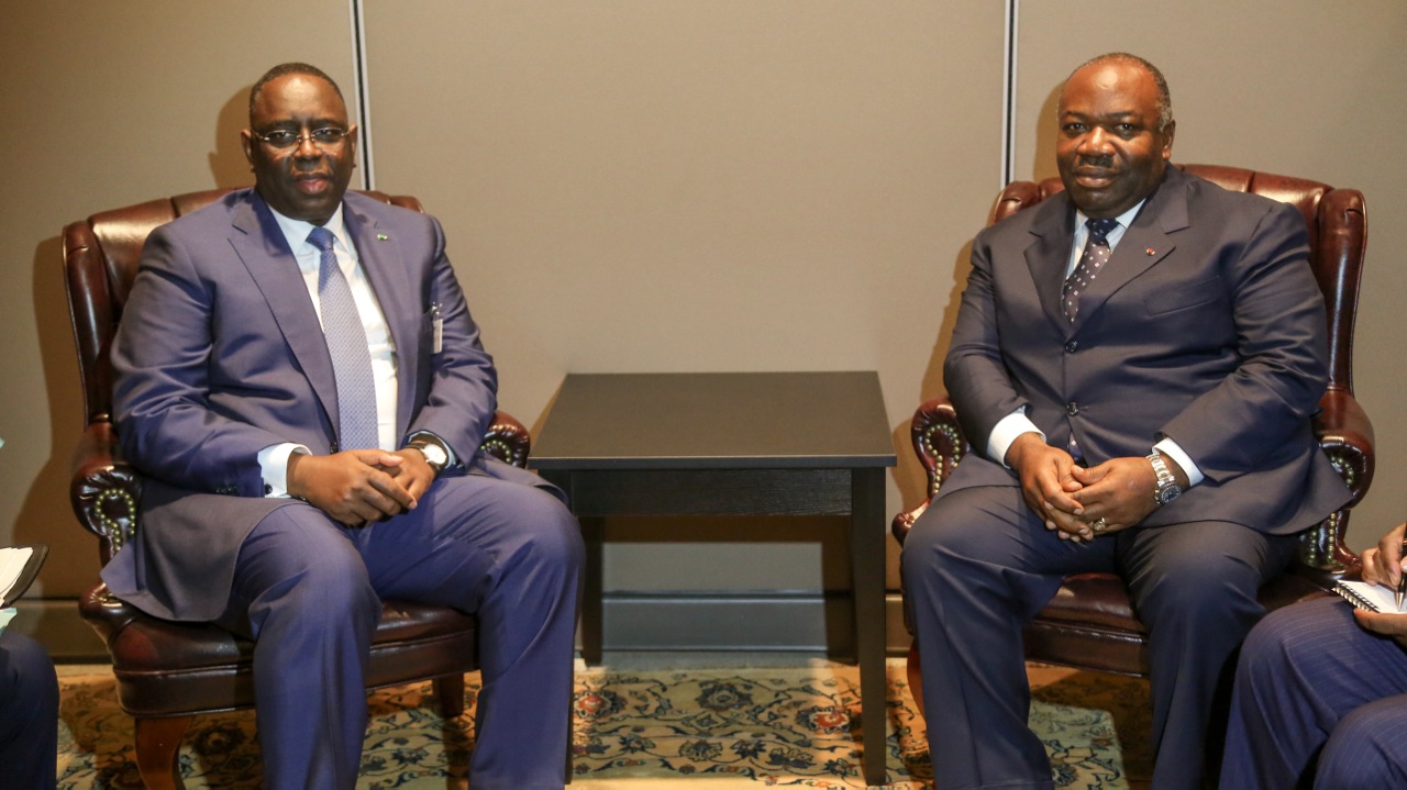 Avec le Président gabonais, Ali Bongo