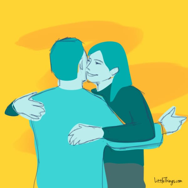 La manière dont vous faites des câlins révèle certains petits secrets sur votre relation...Pour ma part, c'est vraiment tout à fait ça !