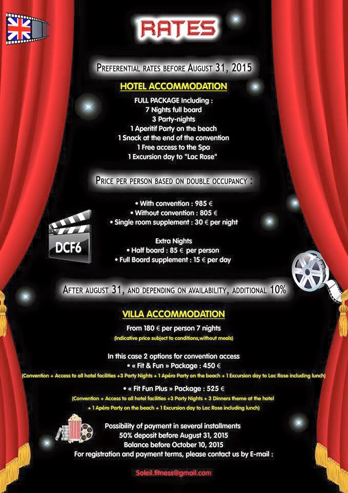 Cinéma : 6ème Dakar Convention Fitness au Lamantin ! À partir du 23 octobre au Lamantin Beach Hotel & Spa
